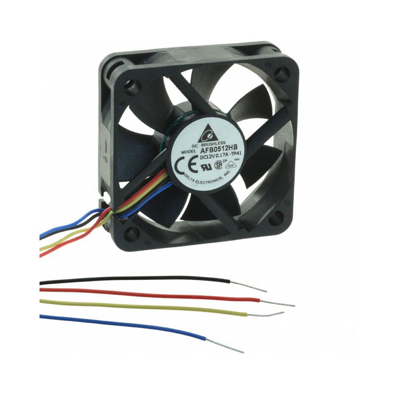 1 pcs : AFB0512HB-TP41 - FAN AXIAL 50X15MM 12VDC WIRE
