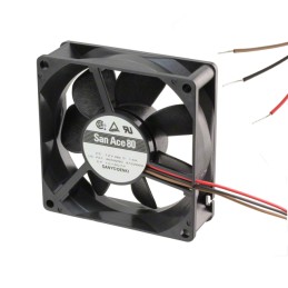1 pcs : 109R0812S401 - FAN AXIAL 80X25MM 12VDC WIRE