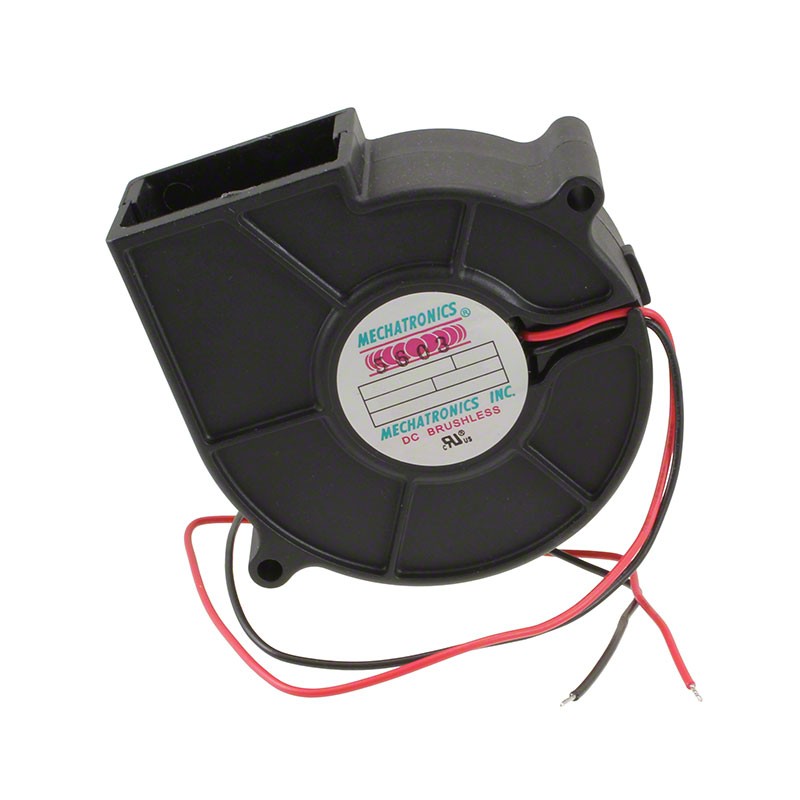 1 pcs : B7530E24B-BSR - FAN BLOWER 76X30MM 24VDC WIRE