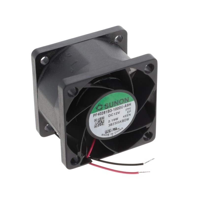 1 pcs : PF40281B3-1000U-A9H - FAN AXIAL 40X28MM 12VDC WIRE