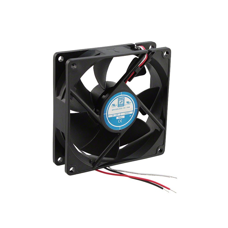 1 pcs : OD9225-12HB01A - FAN AXIAL 92.5X25MM 12VDC WIRE