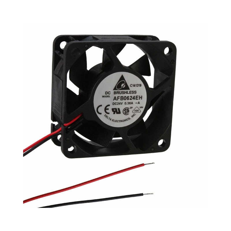 1 pcs : AFB0624EH-A - FAN AXIAL 60X25.4MM 24VDC WIRE