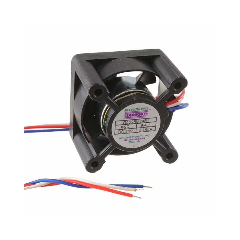 1 pcs : G4028M24B1-RSR - FAN AXIAL 40X28MM 24VDC WIRE