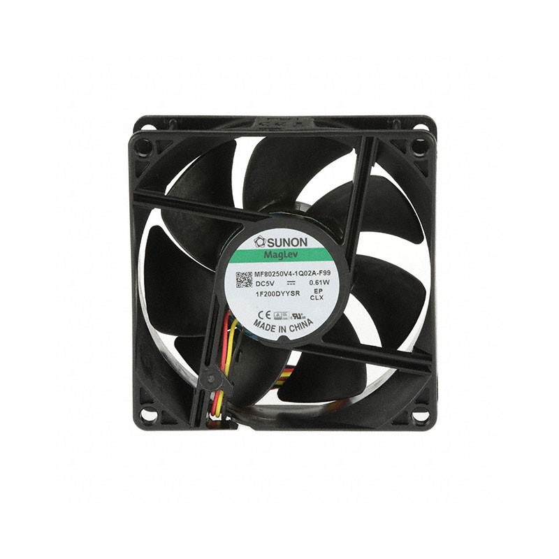 1 pcs : 4511HQ/MF80250V4-1Q02A-F99 - DC FAN 80X25MM VAPO RD 3 WIRE