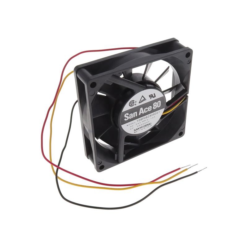 1 pcs : 109P0824H6D01 - FAN AXIAL 80X20MM 24VDC WIRE