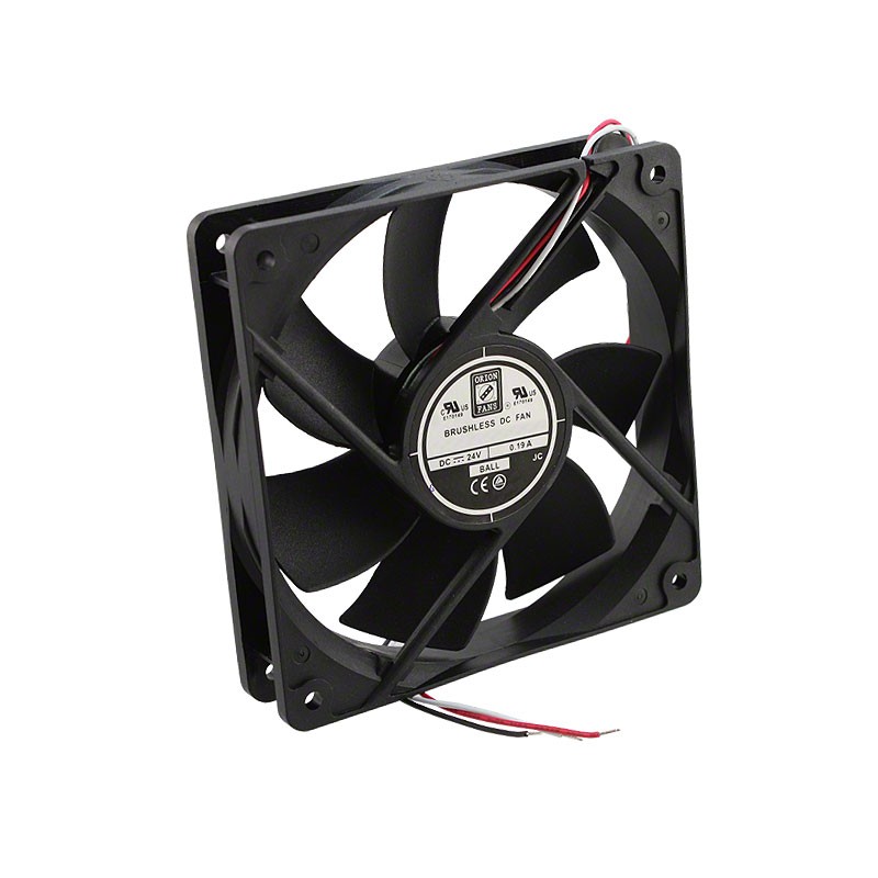 1 pcs : OD1225-24HB01A - FAN AXIAL 120X25MM 24VDC WIRE
