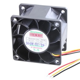 1 pcs : ME6038L12B2-FSR - FAN AXIAL 60X38MM 12VDC WIRE