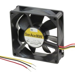 1 pcs : 109R0812G4011 - FAN AXIAL 80X25MM 12VDC WIRE