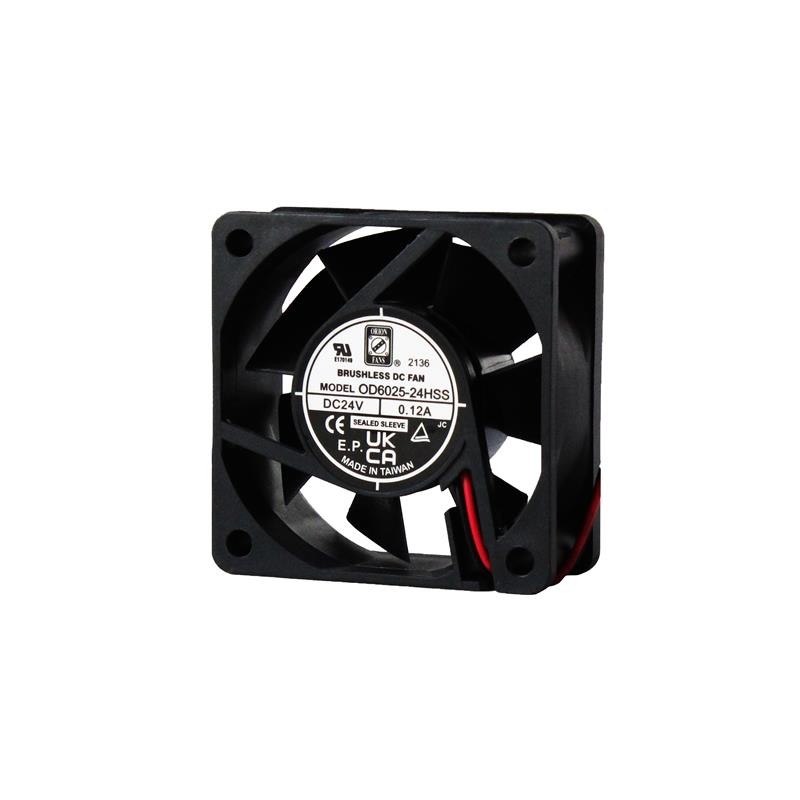 1 pcs : OD6025-12HBXE - FAN AXIAL 60X25MM 12VDC WIRE