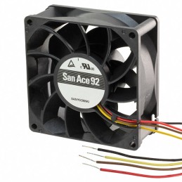 1 pcs : 9RA0912P4G0011 - FAN AXIAL 92X25MM 12VDC WIRE