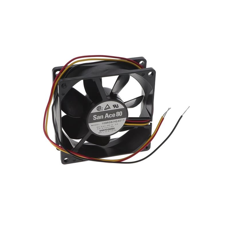 1 pcs : 109R0824G4011 - FAN AXIAL 80X25MM 24VDC WIRE