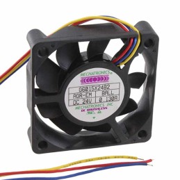 1 pcs : G6015X24B2-AGR-EM - FAN AXIAL 60X15.3MM 24VDC WIRE
