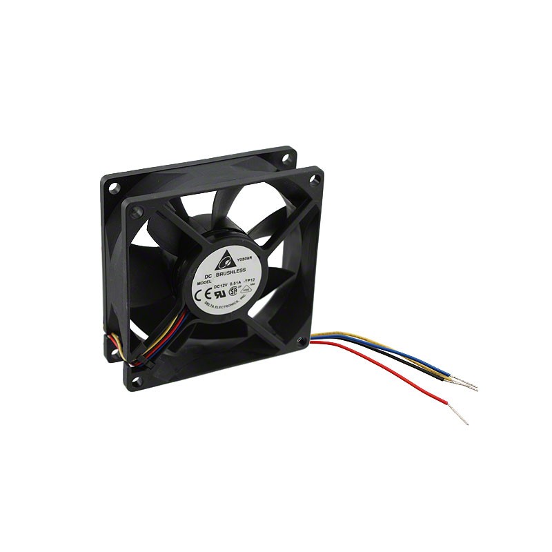 1 pcs : AFB0812SH-TP12 - FAN AXIAL 80X25.4MM 12VDC WIRE