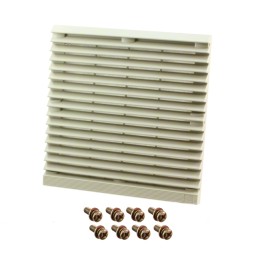 1 pcs : PFG-15N - FAN GUARD LOUVERED RAL7032