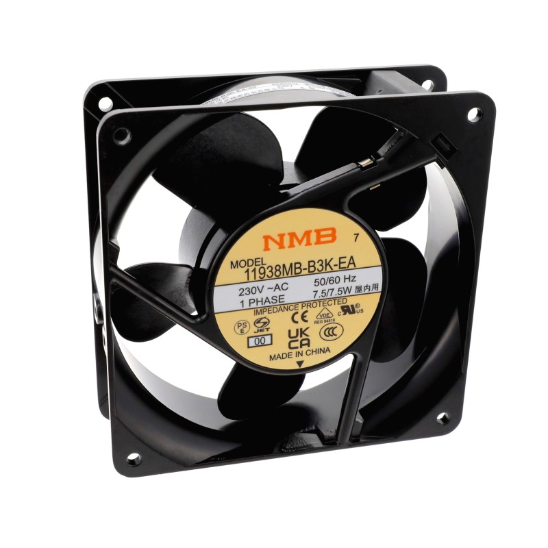 1 pcs : 11938MB-B3K-EA-00 - FAN 119MM X 38MM 230VAC TERMINAL
