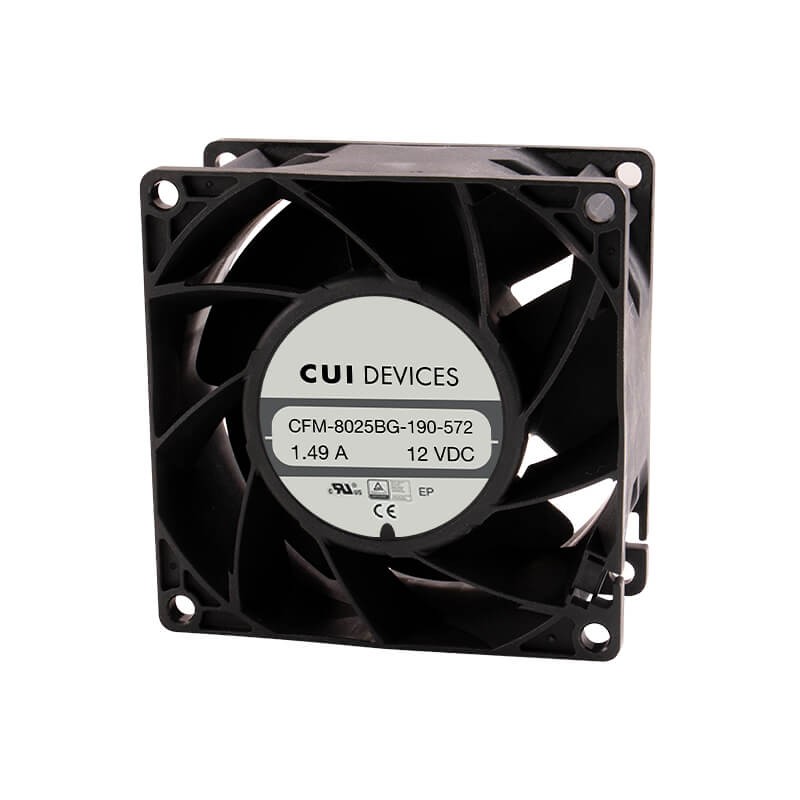 1 pcs : CFM-8025BG-280-546-20 - FAN AXIAL 80X25.4MM 24VDC WIRE