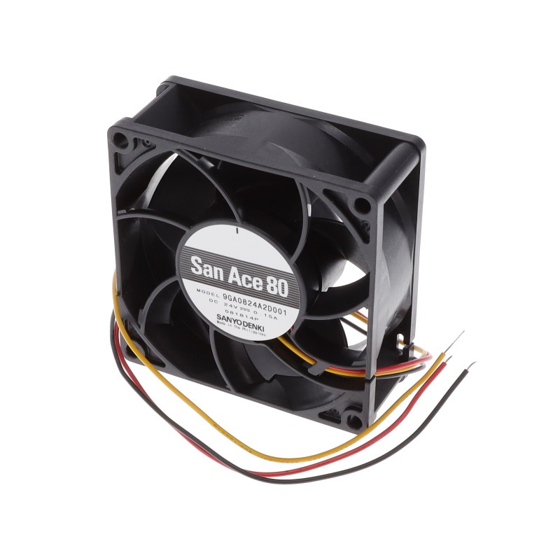 1 pcs : 9GA0824A2D001 - FAN AXIAL 80X32MM 24VDC WIRE