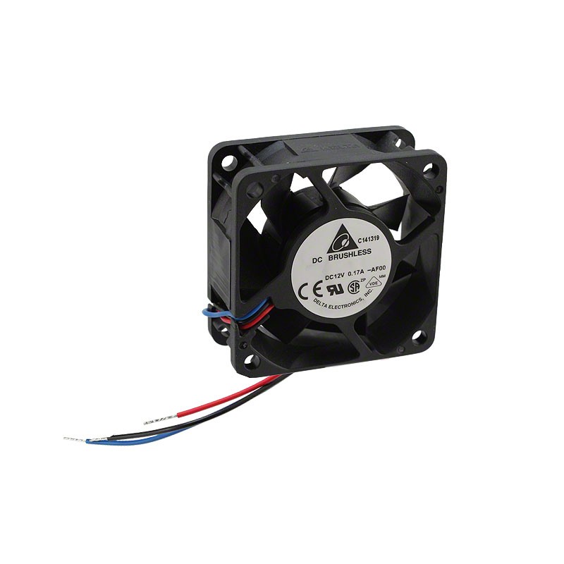 1 pcs : AFB0612H-AF00 - FAN AXIAL 60X25.4MM 12VDC WIRE
