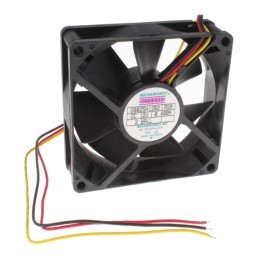 1 pcs : G8025H12B2-RSR - FAN 80X25MM BALL 12VDC WIRE