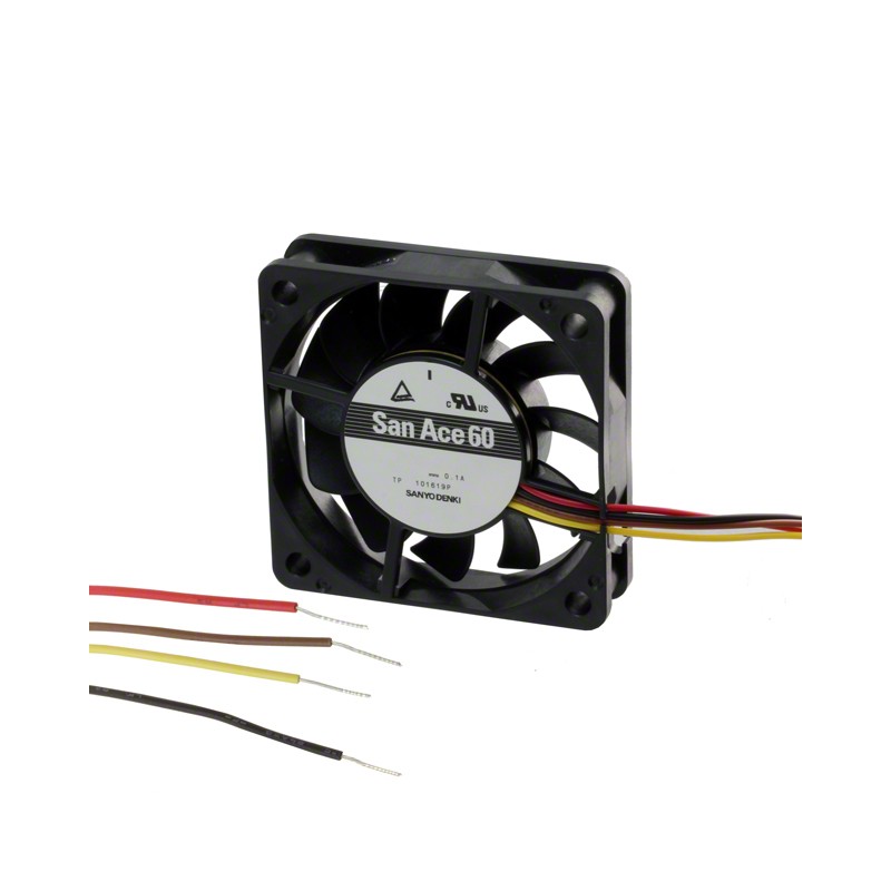 1 pcs : 9GA0612P7H01 - FAN AXIAL 60X15MM 12VDC WIRE