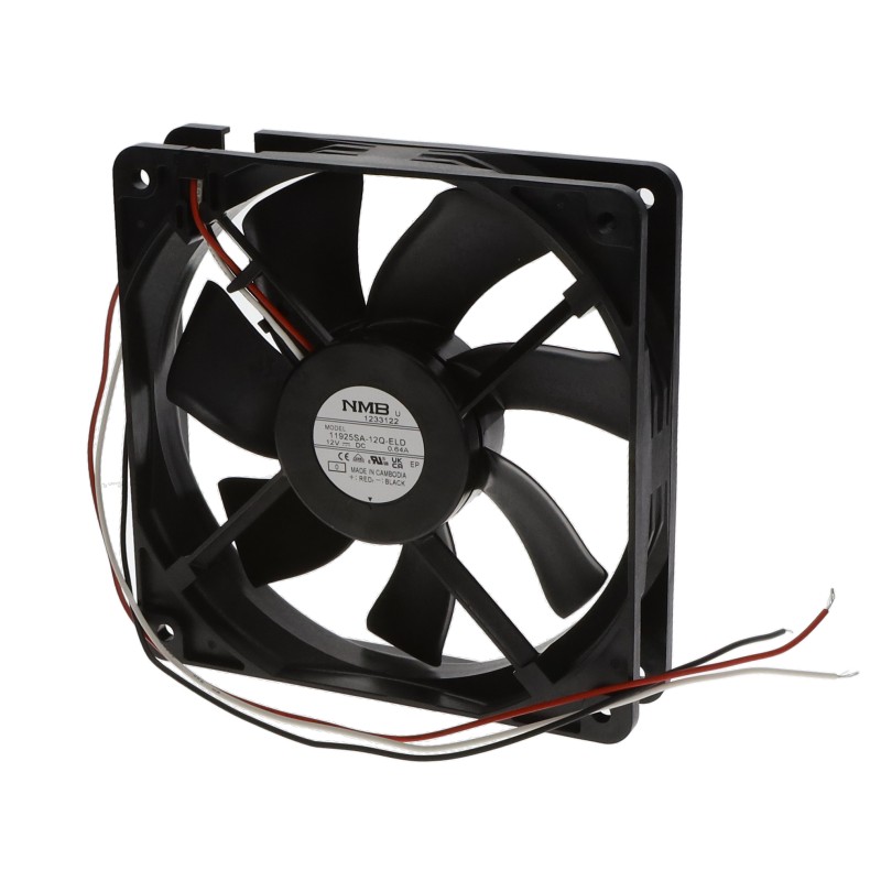 1 pcs : 11925SA-12Q-ELD-0 - FAN AXIAL 119X25MM 12VDC WIRE