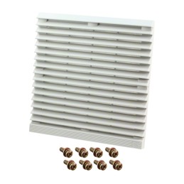 1 pcs : PFG-15T - FAN GUARD LOUVERED RAL7035
