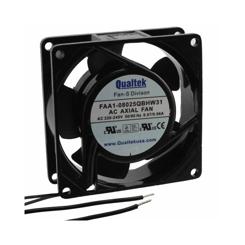 1 pcs : FAA1-08025QBHW31 - FAN AXIAL 80X25MM 230VAC WIRE