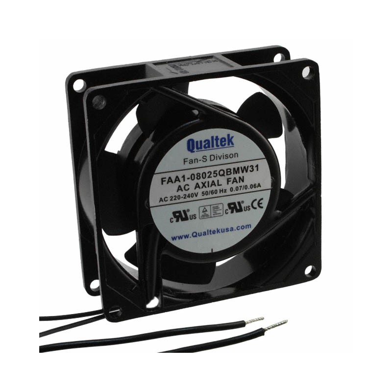 1 pcs : FAA1-08025QBMW31 - FAN AXIAL 80X25MM 230VAC WIRE