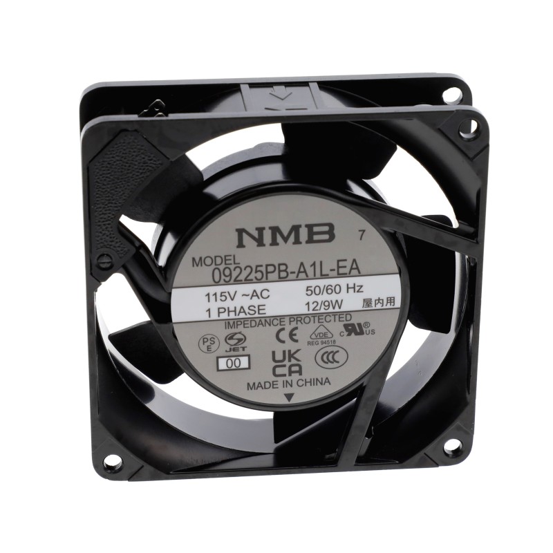 1 pcs : 09225PB-A1L-EA-00 - FAN 92MM X 25MM 115VAC TERMINAL