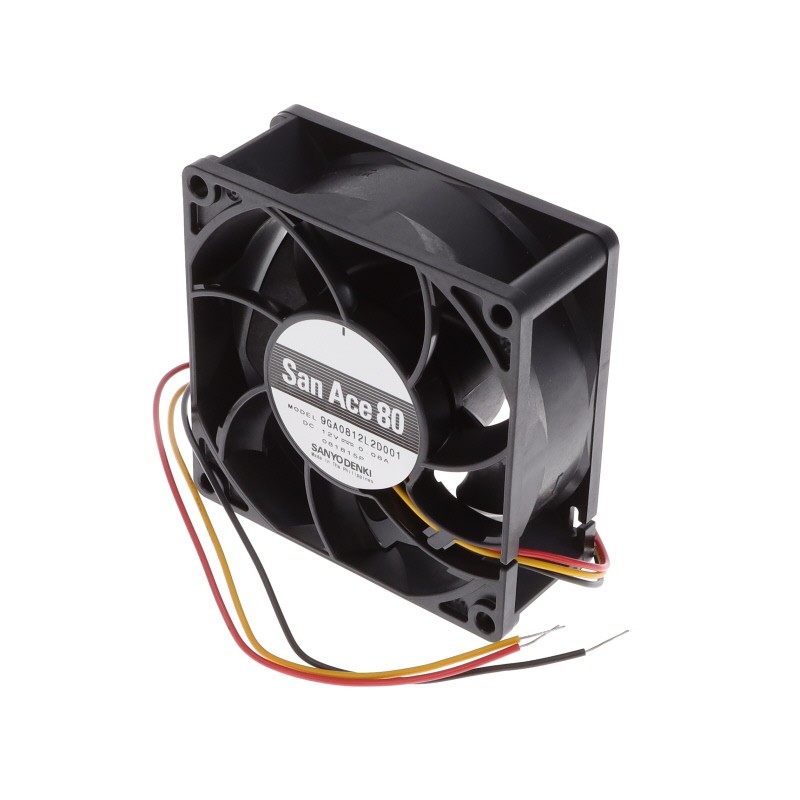 1 pcs : 9GA0812L2D001 - FAN AXIAL 80X32MM 12VDC WIRE