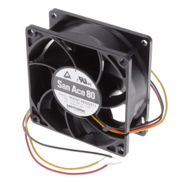 1 pcs : 9GA0812B2D0011 - FAN AXIAL 80X32MM 12VDC WIRE