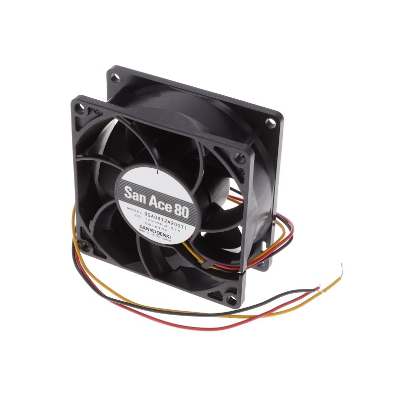 1 pcs : 9GA0812A20011 - FAN AXIAL 80X32MM 12VDC WIRE