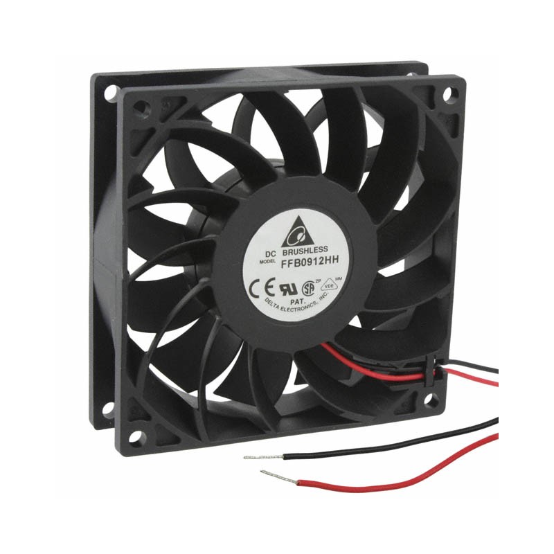 1 pcs : FFB0912HH - FAN AXIAL 92X25.4MM 12VDC WIRE