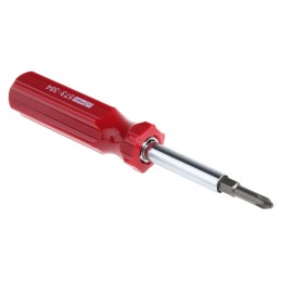1 pcs - RS PRO Phillips, Slotted Bit Holder Screwdriver, 3/16 in, 9/32 in, PH1, PH2 Tip, 185 mm Overall