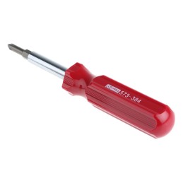 1 pcs - RS PRO Phillips, Slotted Bit Holder Screwdriver, 3/16 in, 9/32 in, PH1, PH2 Tip, 185 mm Overall