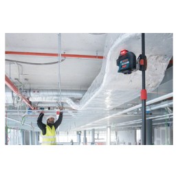 1 pcs - Bosch GLL 3-80, 630 - 650nm Red, 3 Line Line laser