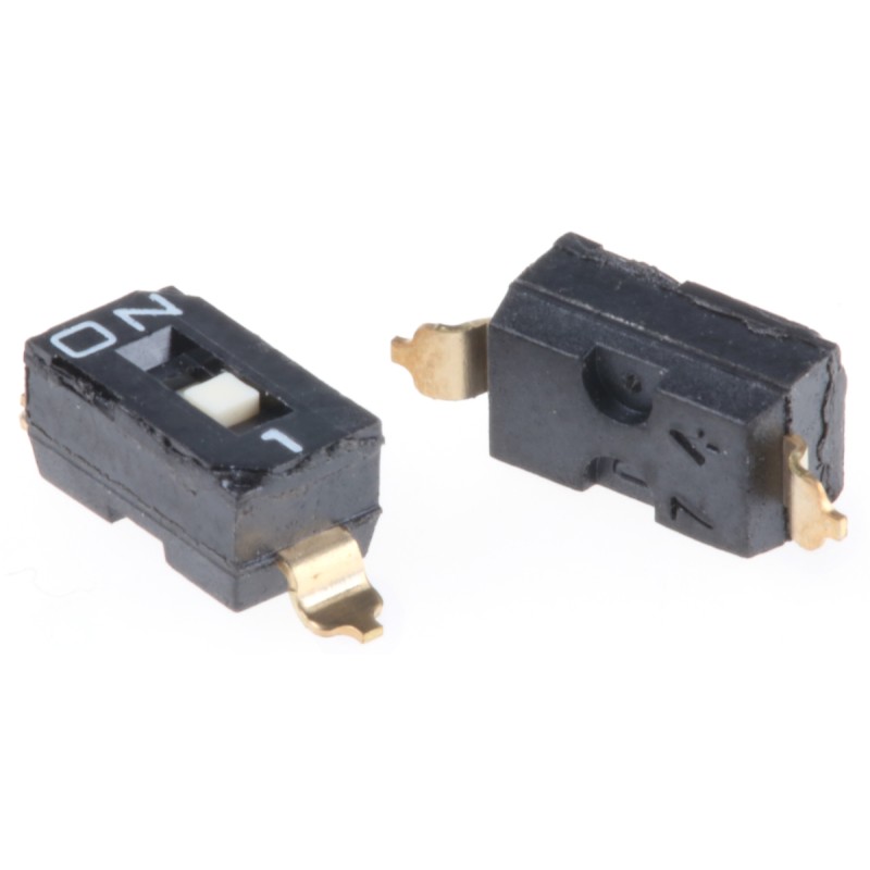 250 pcs - Omron 1 Way Surface Mount DIP Switch SPST