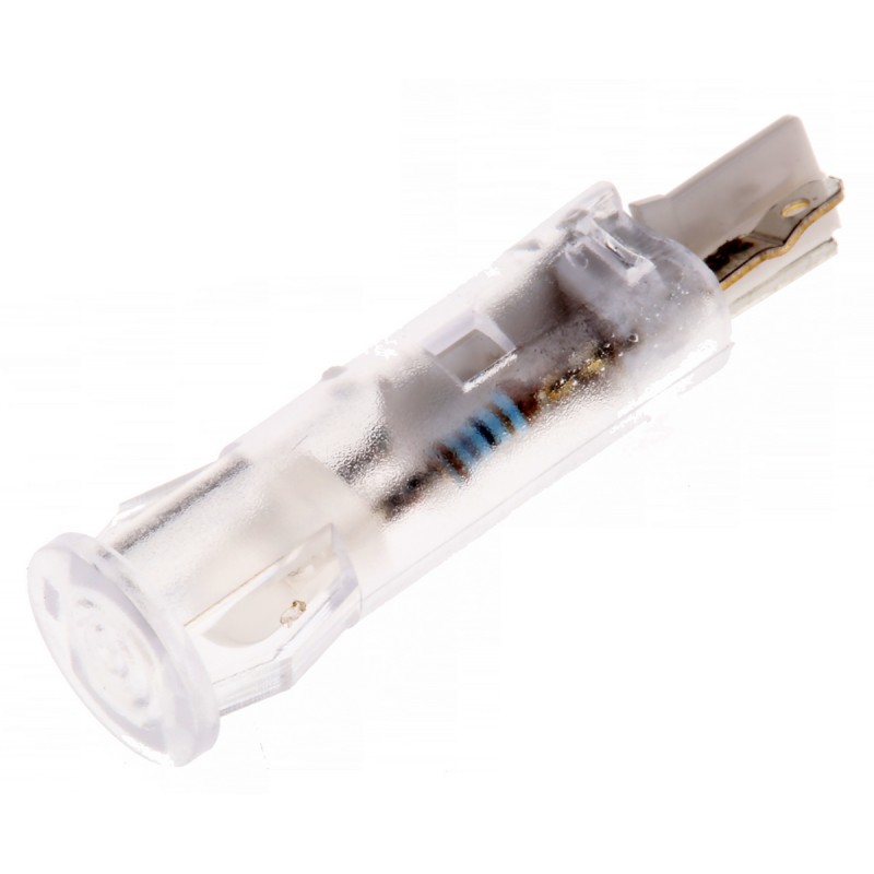 1 pcs - Signal Construct Green, Red Indicator, 24 - 28V, 6mm Mounting Hole Size, Solder Tab Termination