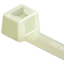 1 Bag of 100 - HellermannTyton Cable Tie, Inside Serrated, 300mm x 4.6 mm, Natural Polyamide 6.6 (PA66), Pk-100