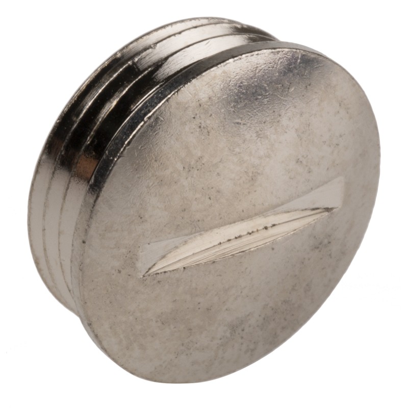 1 Pack of 5 - Lapp Blanking Plug, PG11, Nickel Plated Brass, Threaded