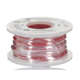 1 Reel of 30 M - Alpha Wire 3049 Series Red 0.13 mm² Hook Up Wire, 26 AWG, 7/0.16 mm, 30m, PVC Insulation