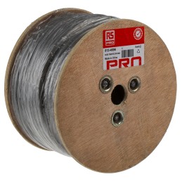 1 Reel of 50 M - RS PRO Twisted Pair Data Cable, 3 Pairs, 0.33 mm², 6 Cores, 22 AWG, Screened, 50m, Grey Sheath