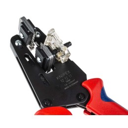 1 pcs - Knipex 12 12 11 Series Precision Insulation Stripper, 1.5 mm² Min, 6 mm² Max, 195 mm Overall
