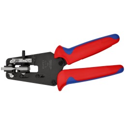 1 pcs - Knipex 12 12 11 Series Precision Insulation Stripper, 1.5 mm² Min, 6 mm² Max, 195 mm Overall