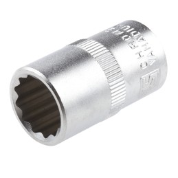 1 pcs - RS PRO 1/2 in Drive 15mm Standard Socket, 12 point