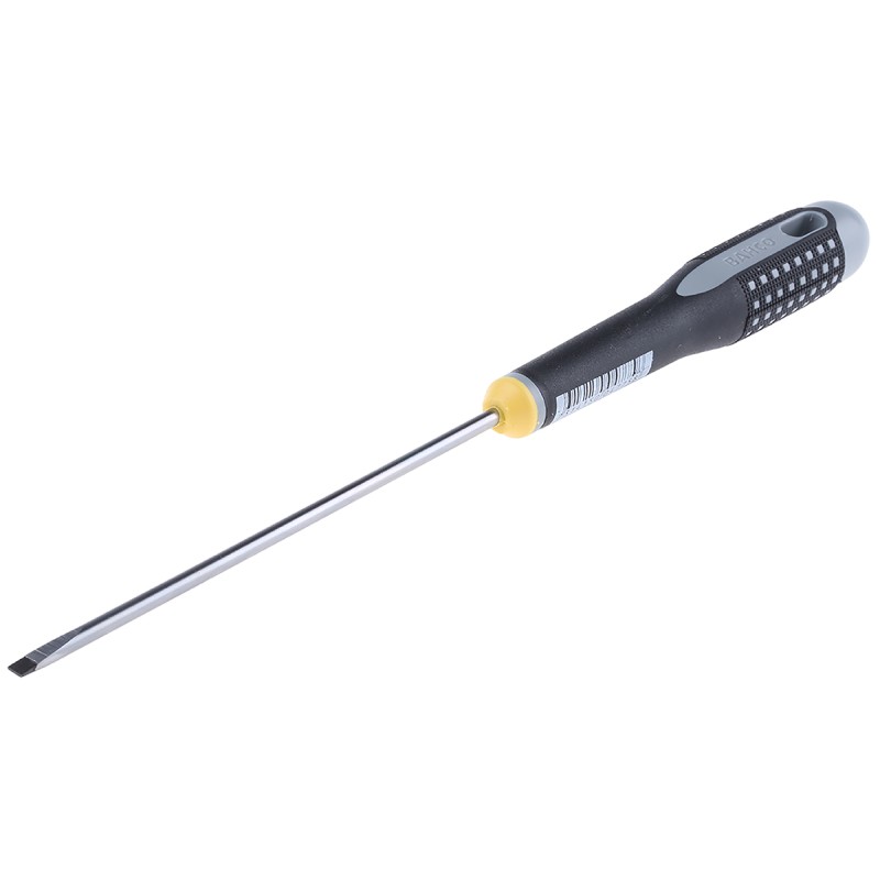 1 pcs - Bahco Slotted Screwdriver, 3.5 x 0.6 mm Tip, 125 mm Blade, 247 mm Overall