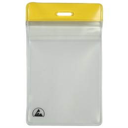 1 pcs : 35016 - BADGE HOLDER ESD ZIPPER VERTICAL