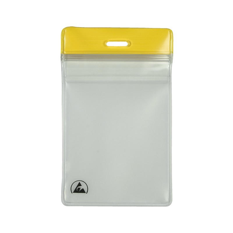 1 pcs : 35016 - BADGE HOLDER ESD ZIPPER VERTICAL