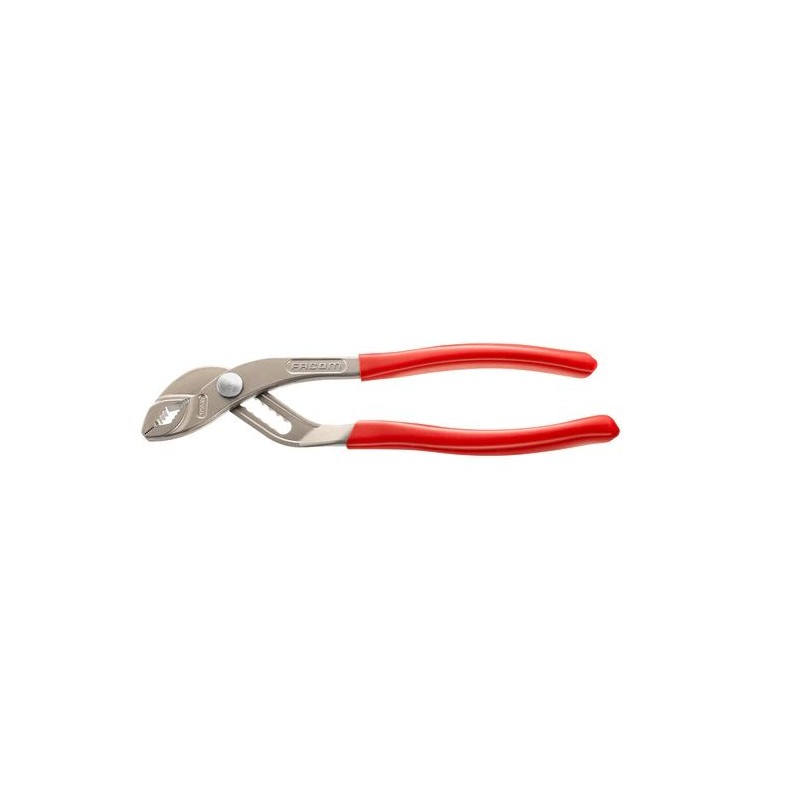1 pcs - Facom Water Pump Pliers, 250 mm Overall, Bent Tip, 54mm Jaw