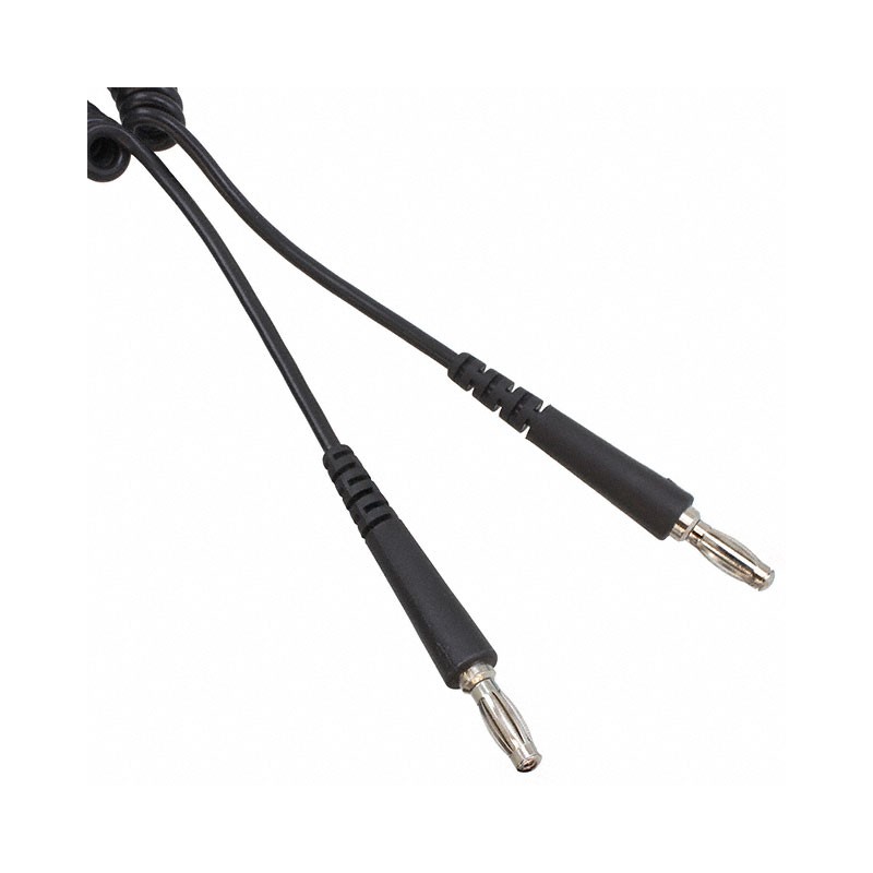 1 pcs : 14113 - CORD COILED BLACK BANANA 12'